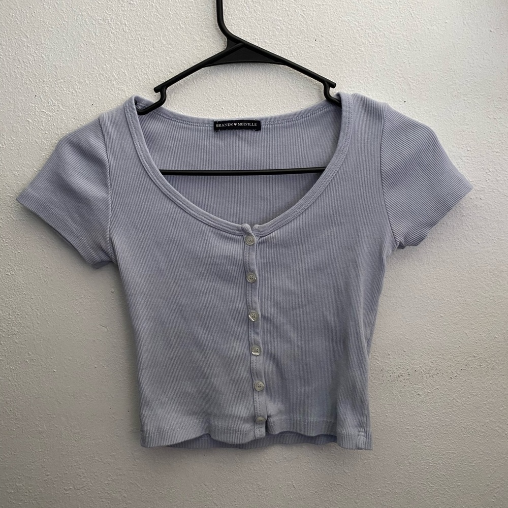 Brandy Melville Blue button up